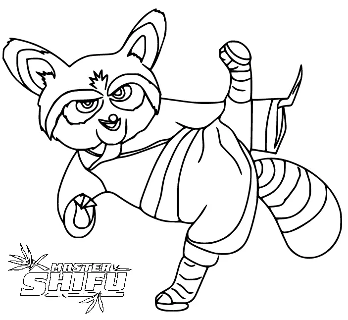 Kung Fu Panda Ausmalbilder 20