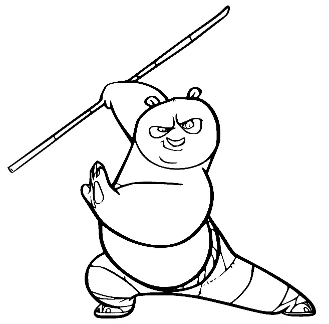 Kung Fu Panda Ausmalbilder 30