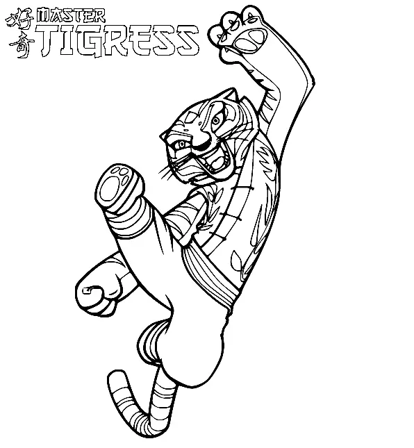 Kung Fu Panda Ausmalbilder 31