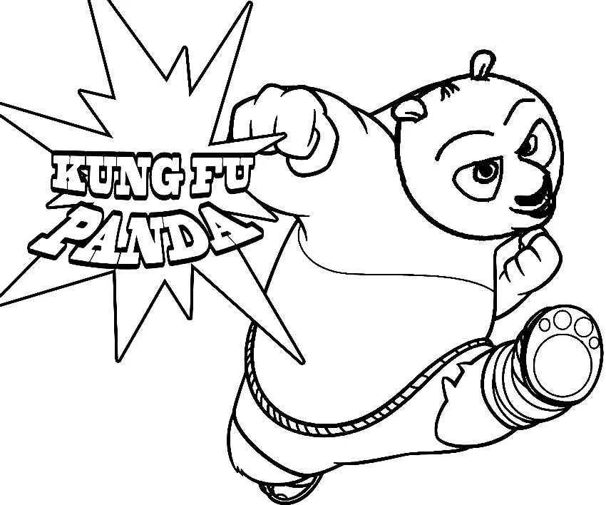 Kung Fu Panda Ausmalbilder 35