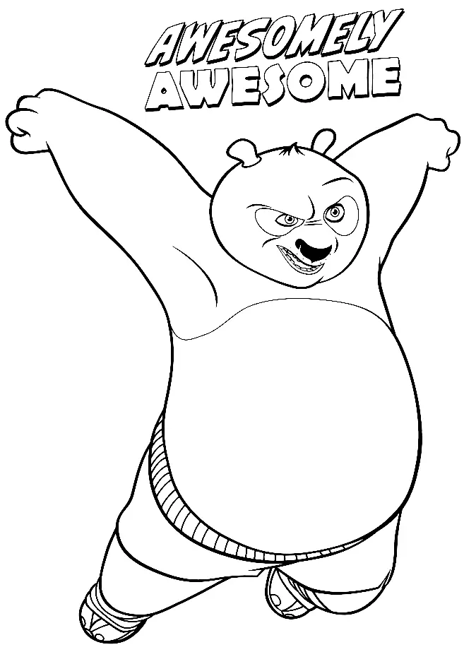Kung Fu Panda Ausmalbilder 48