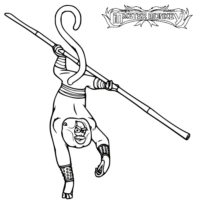 Kung Fu Panda Para Colorear 54
