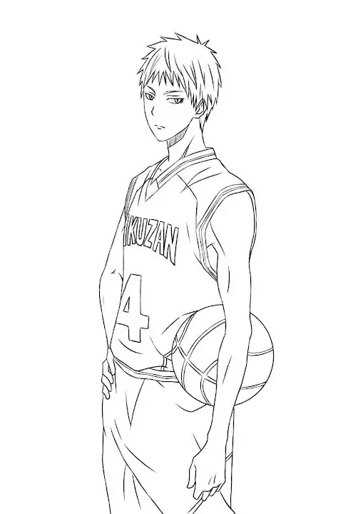 Kuroko No Basket Coloring Pages 12