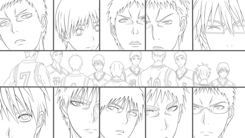 Kuroko No Basket Para Colorear 38
