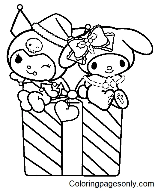 Kuromi Coloring Pages 13