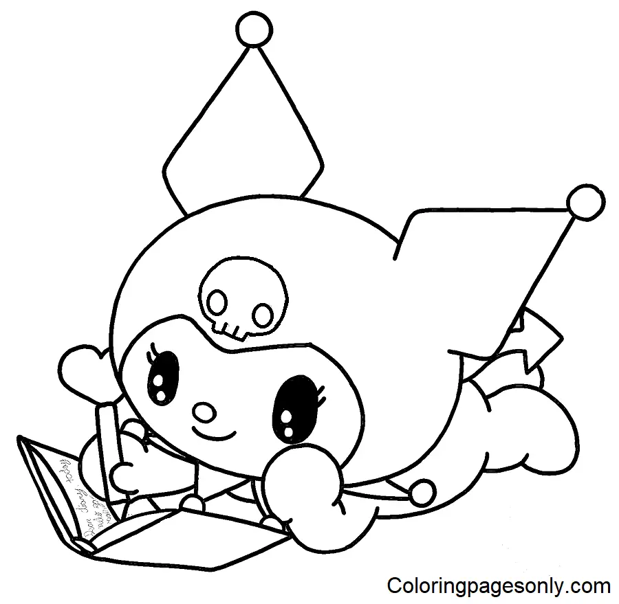 Kuromi Coloring Pages 16