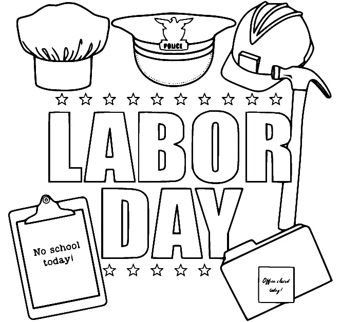 Labor Day Coloring Pages 21