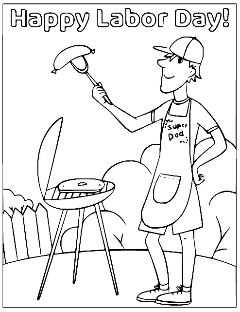 Labor Day Coloring Pages 24
