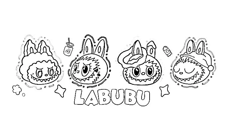 Labubu Coloring Pages 17