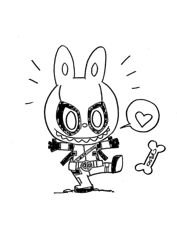 Labubu Coloring Pages 70