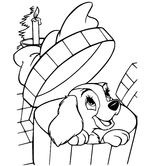 Lady und der Tramp Ausmalbilder 27