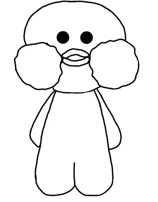 LalaFanfan Ente Ausmalbilder 11