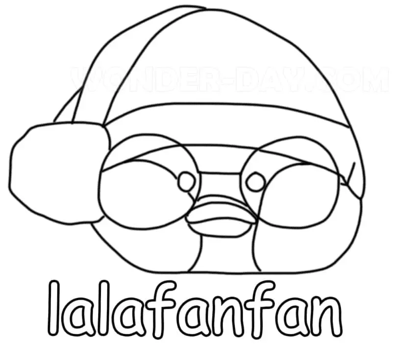 LalaFanfan Ente Ausmalbilder 26