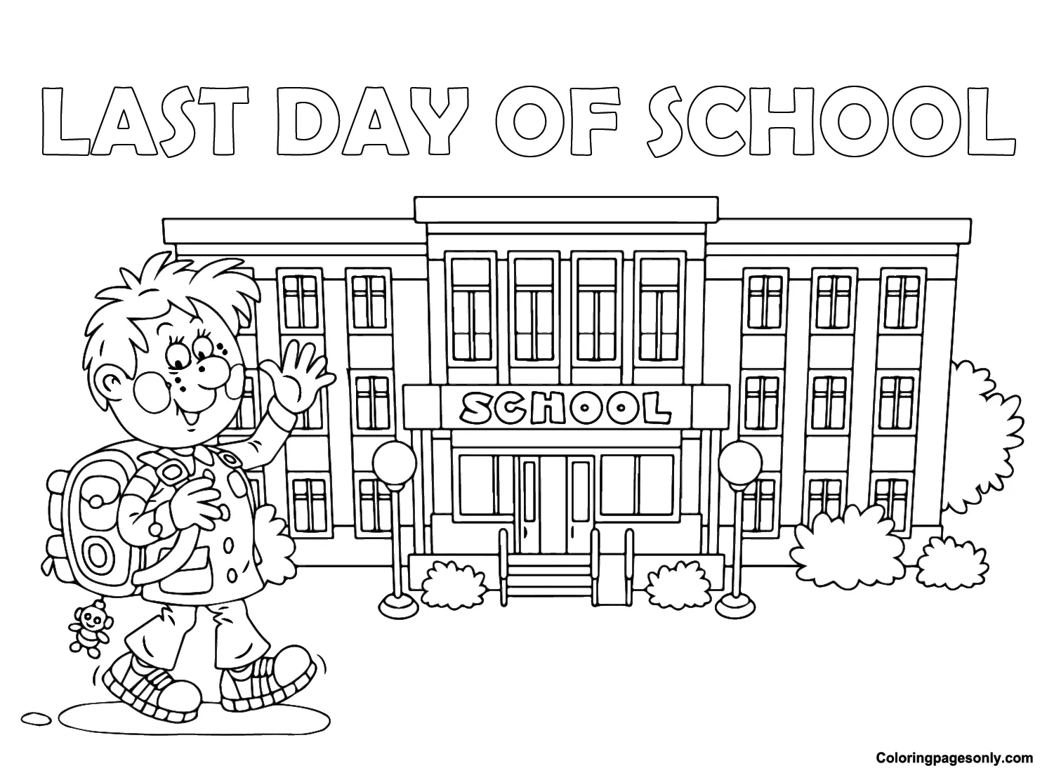 ultimo Dia Clases Para Colorear 8