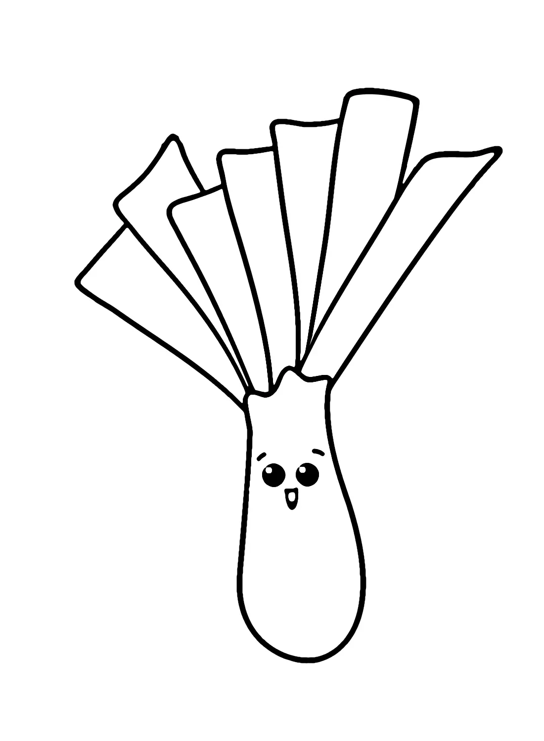 Leek Coloring Pages 19