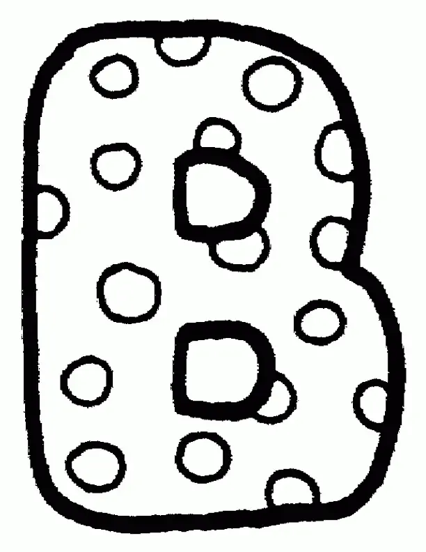 Letter B Coloring Pages 13