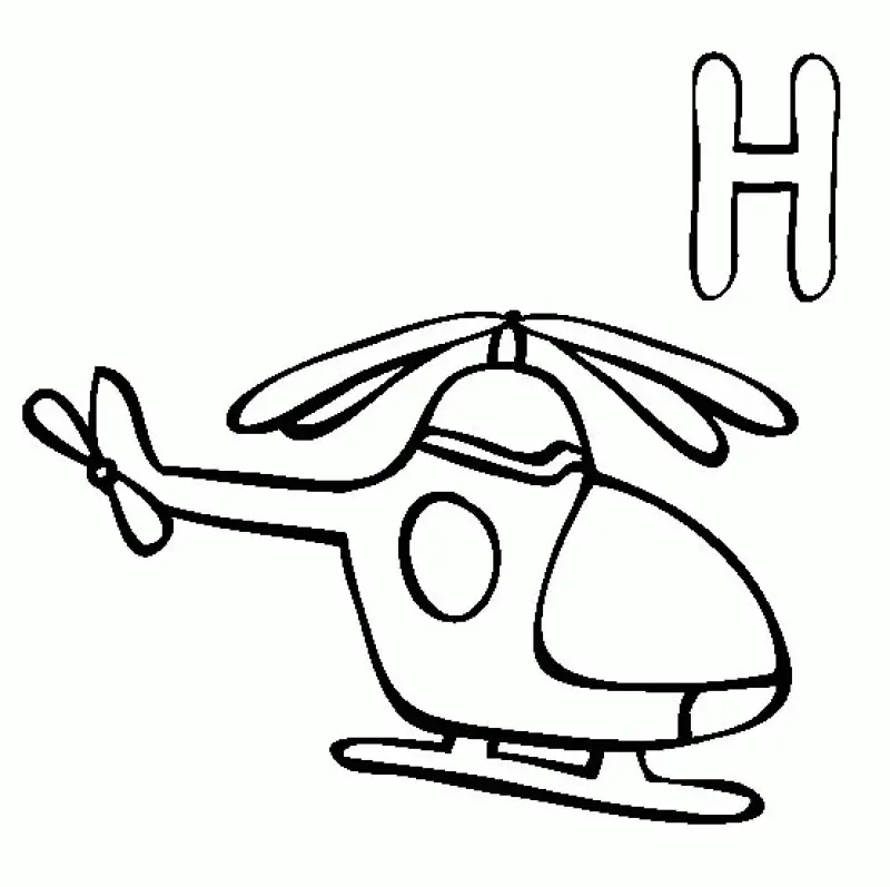 Buchstabe H Ausmalbilder 18