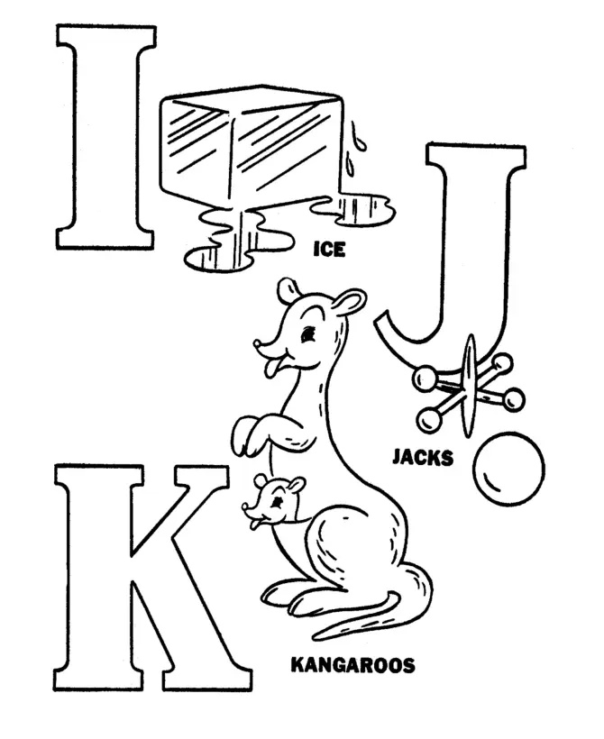 Letra K Para Colorear 18