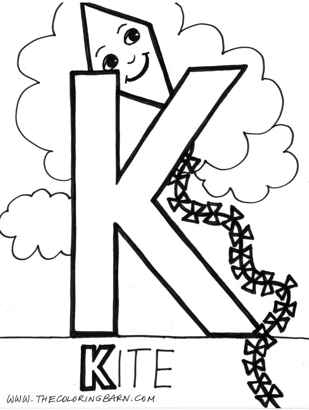 Letter K Coloring Pages 25