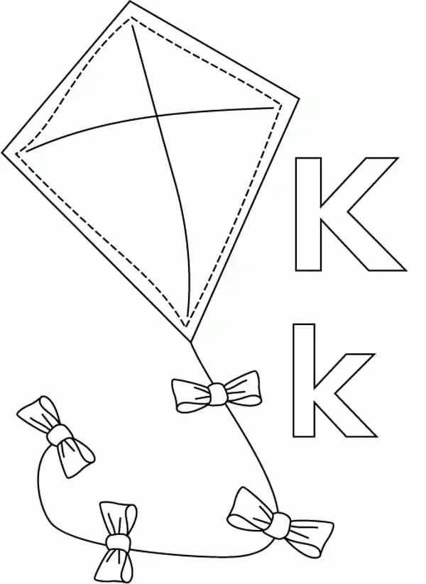 Letra K Para Colorear 30