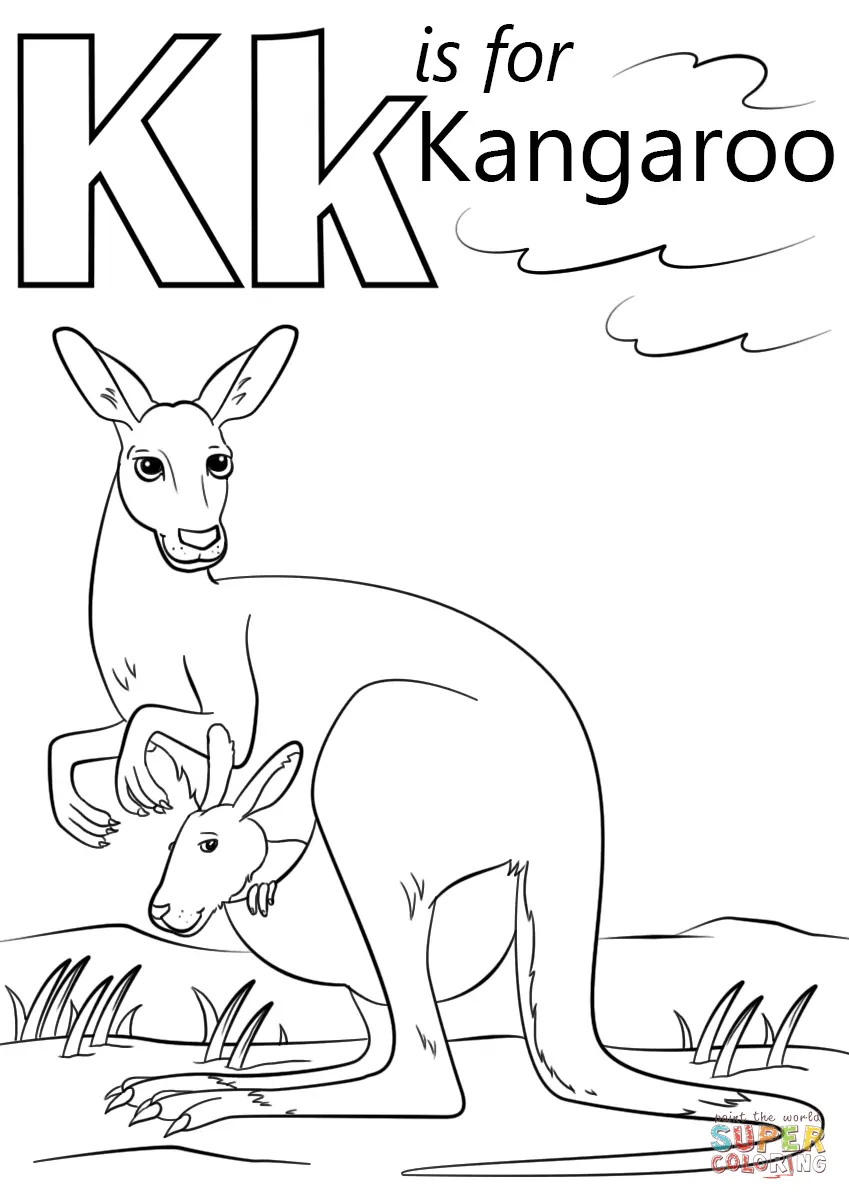 Letra K Para Colorear 51