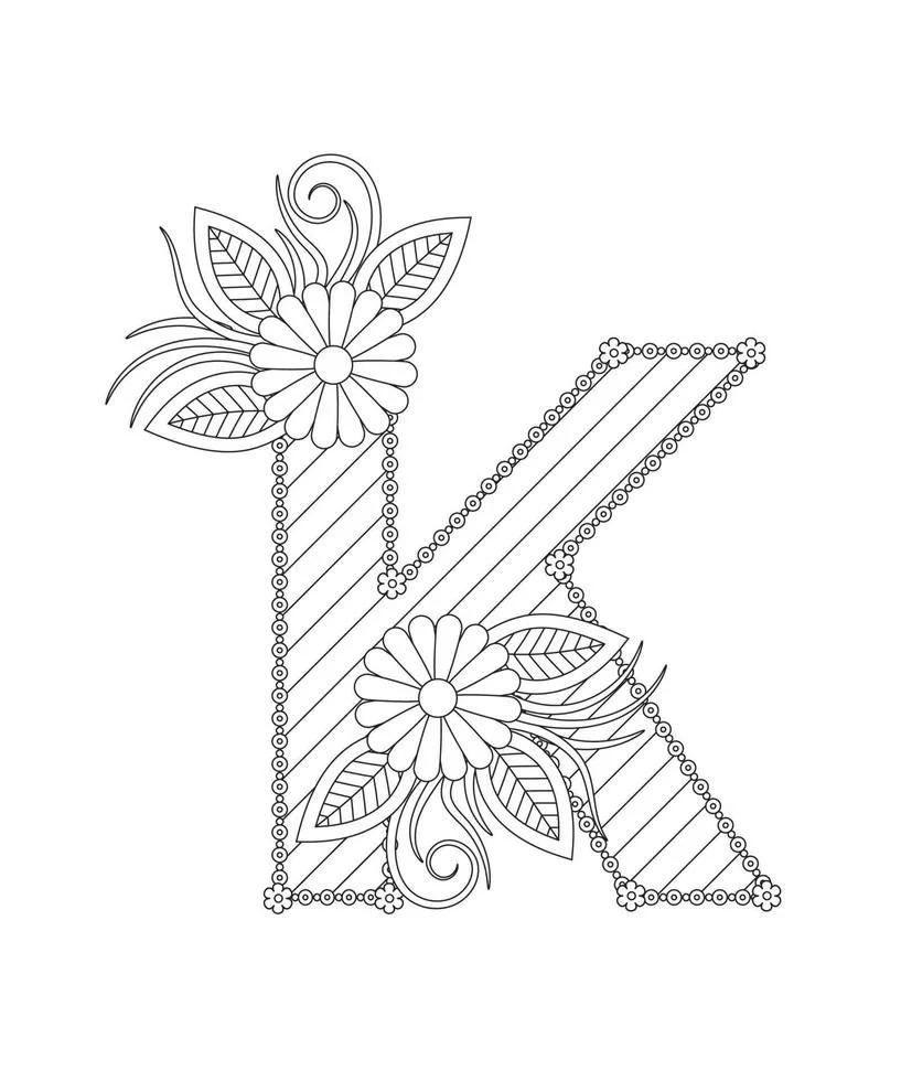 Letter K Coloring Pages 66