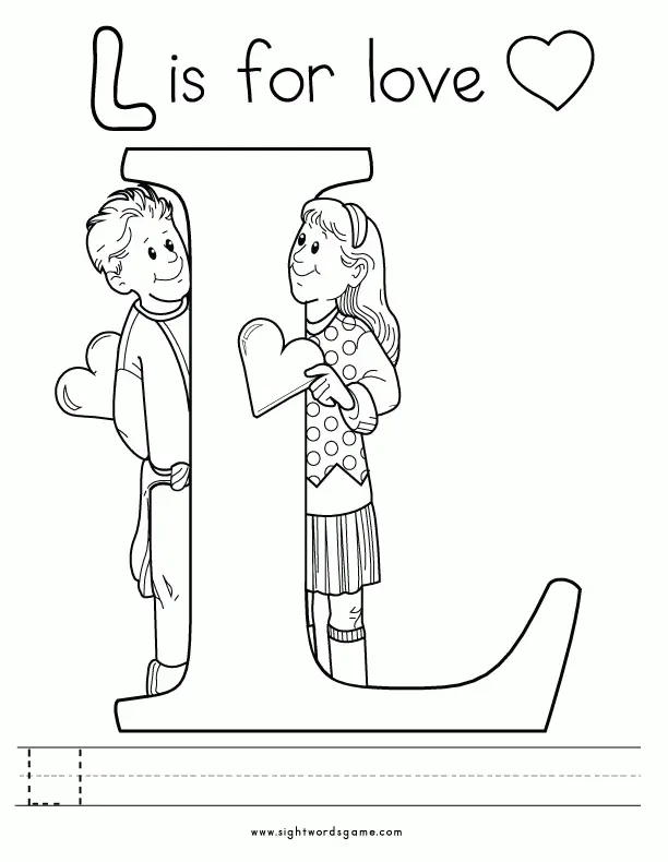 Buchstabe L Ausmalbilder 35