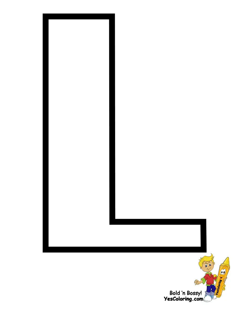 Buchstabe L Ausmalbilder 45