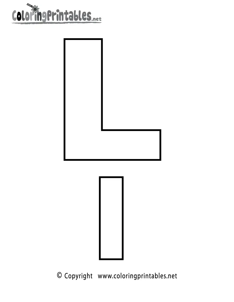 Buchstabe L Ausmalbilder 51