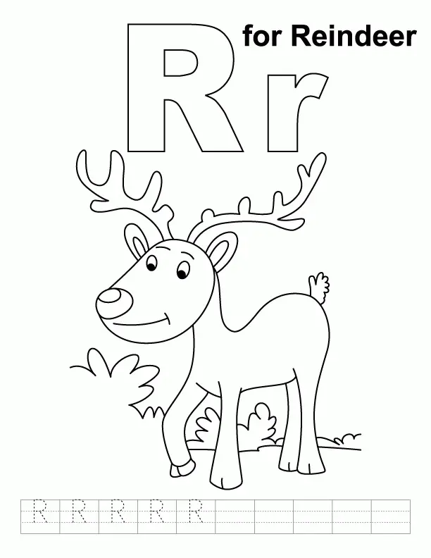Letter R Coloring Pages 21