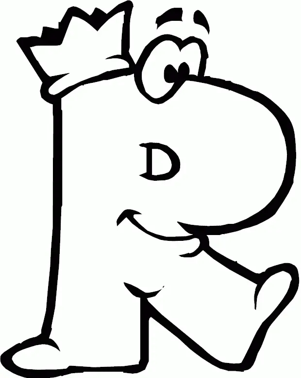 Letter R Coloring Pages 24