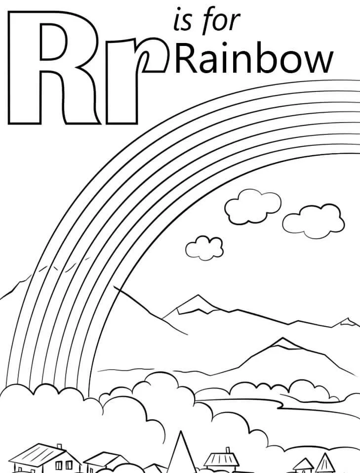 Letter R Coloring Pages 29
