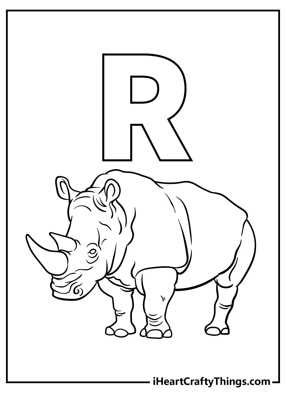 Letter R Coloring Pages 37