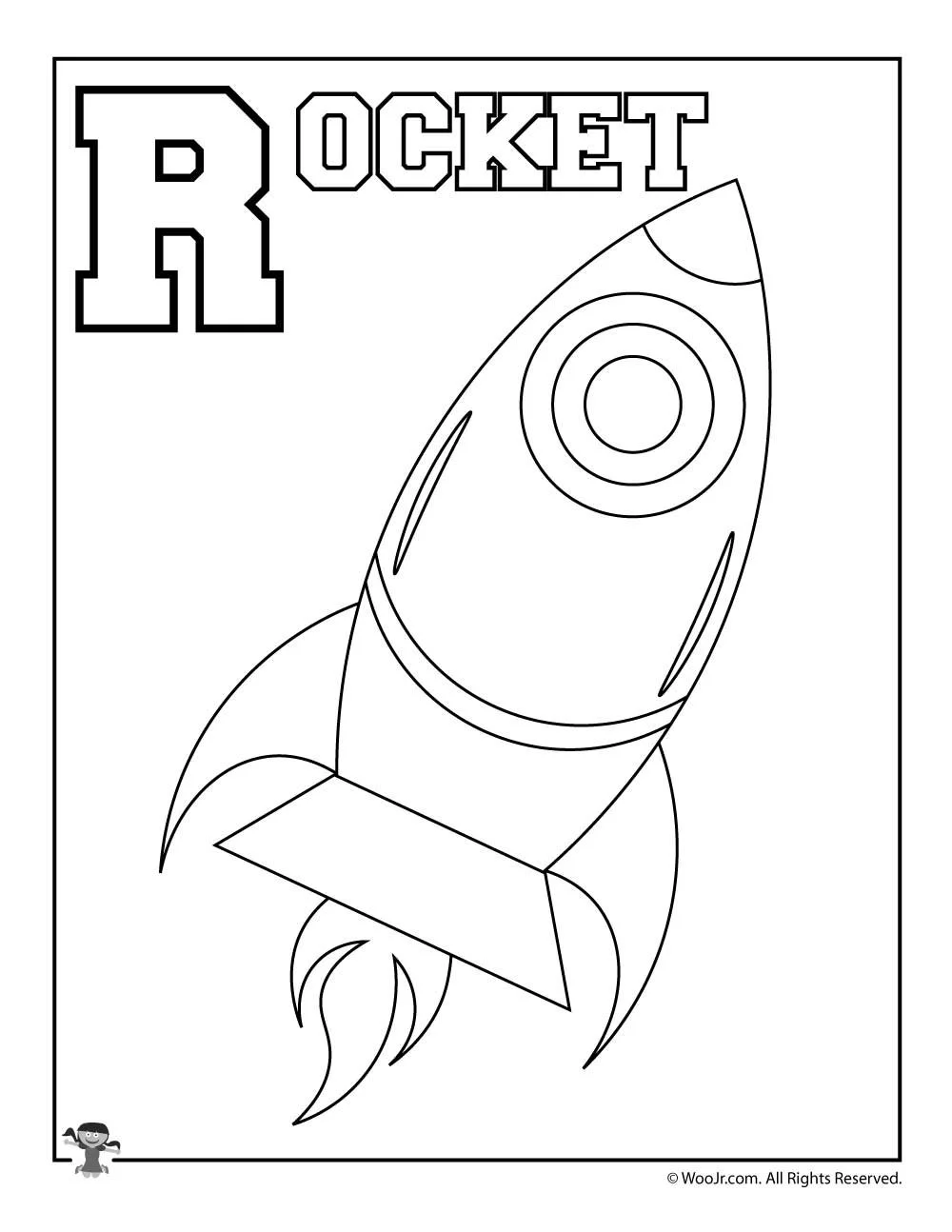 Letter R Coloring Pages 44