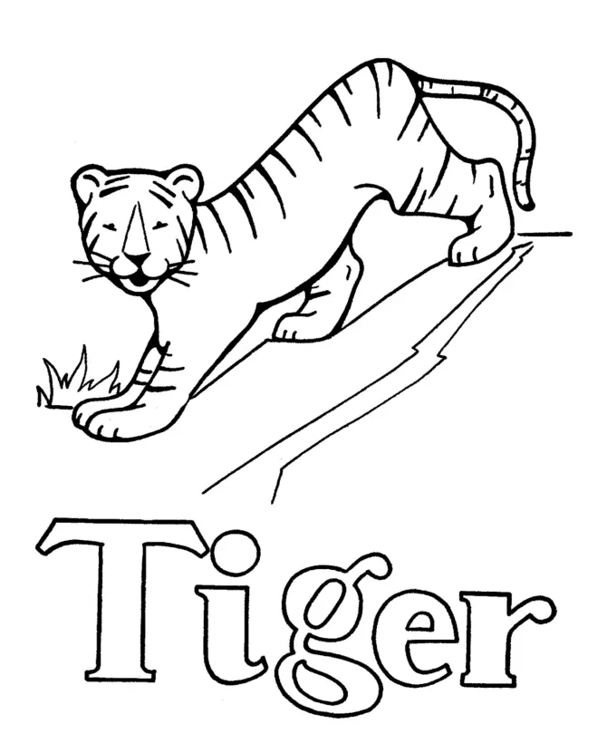 Desenhos de Letra T Para Colorir 17