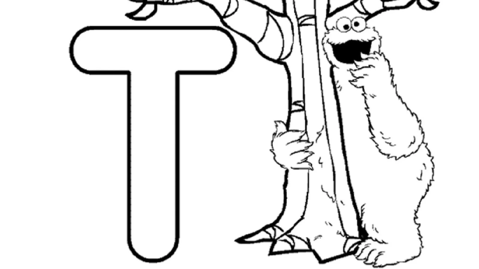 Desenhos de Letra T Para Colorir 28