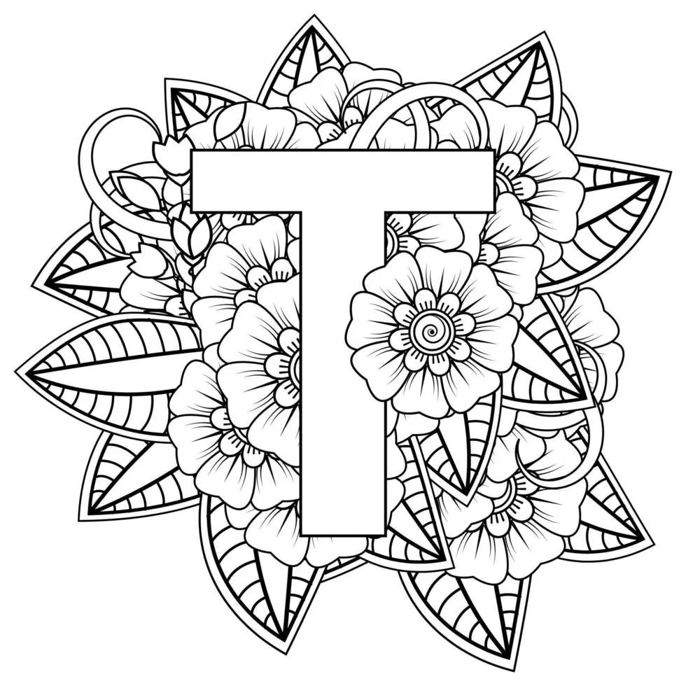 La Letra T Para Colorear 37