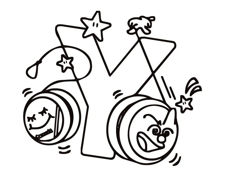 Letter Y Coloring Pages 7