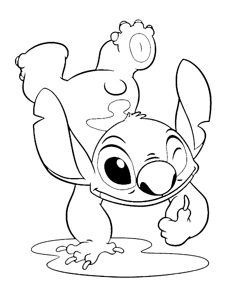 Lilo and Stitch Coloring Pages 14