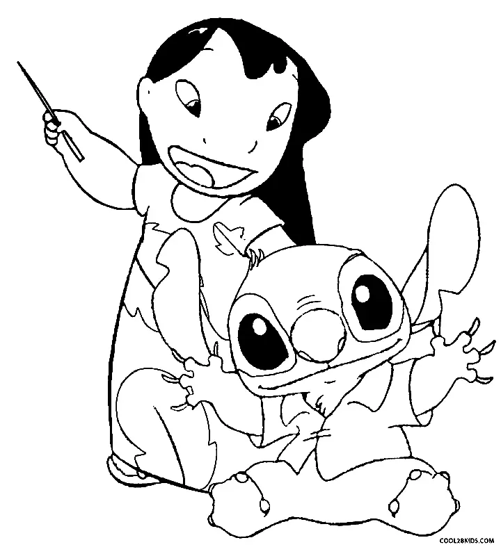 Lilo and Stitch Coloring Pages 16