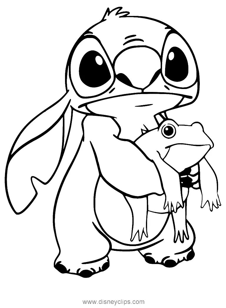 Lilo and Stitch Coloring Pages 4