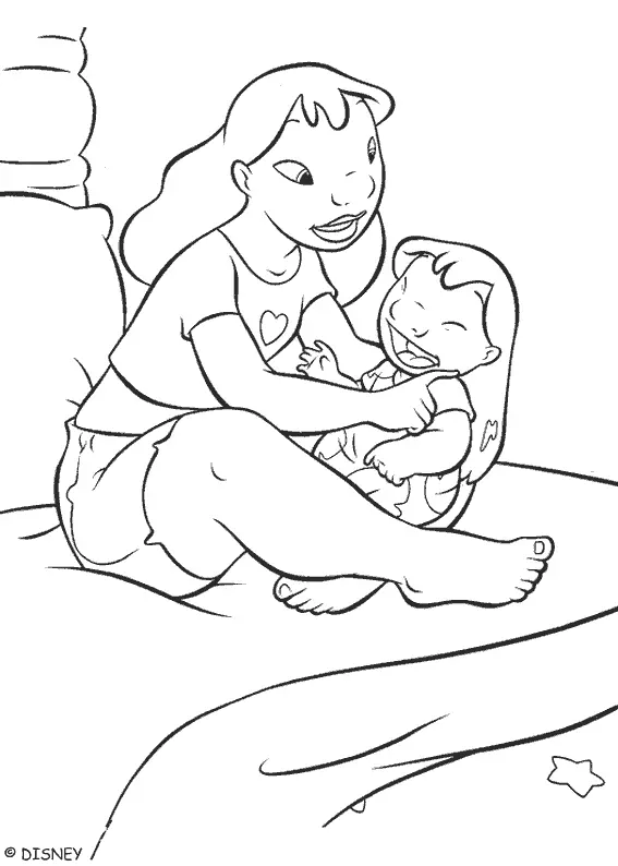 Lilo and Stitch Coloring Pages 44