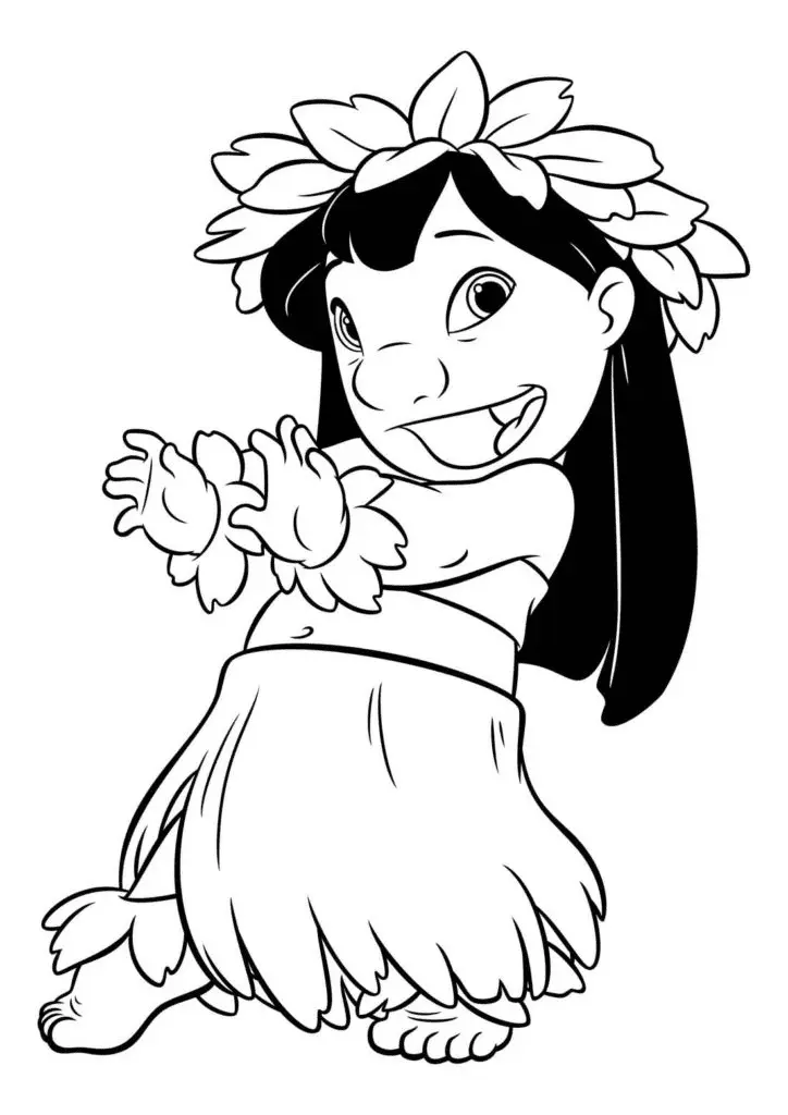 Lilo and Stitch Coloring Pages 48