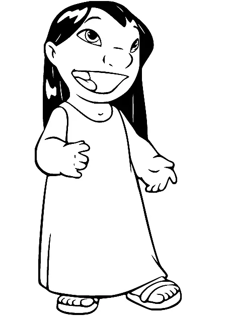 Lilo and Stitch Coloring Pages 77