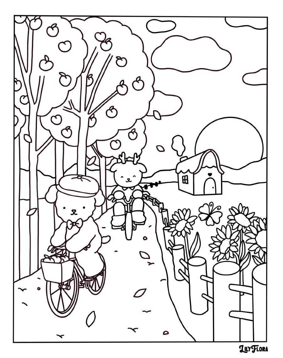 Lily Flora Coloring Pages 16