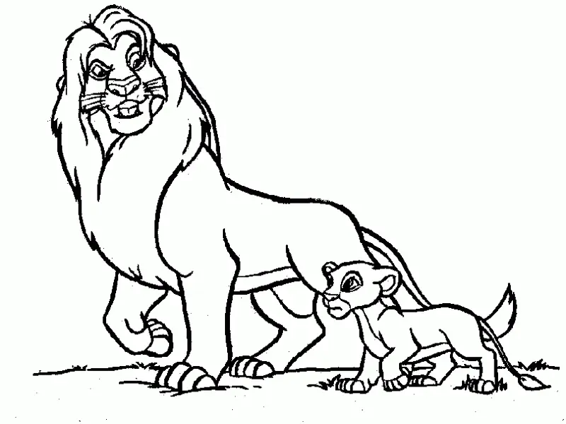 Lion King Coloring Pages 14