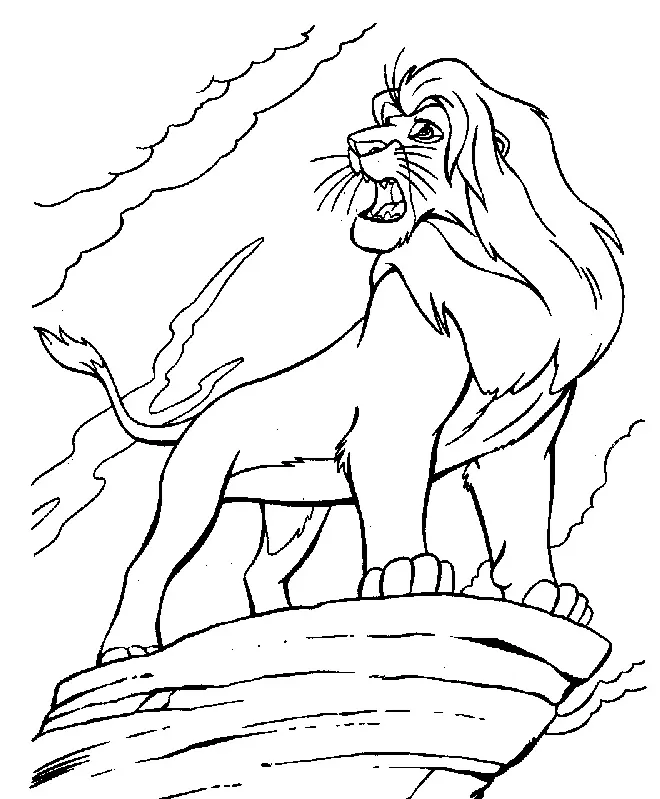 Lion King Coloring Pages 24