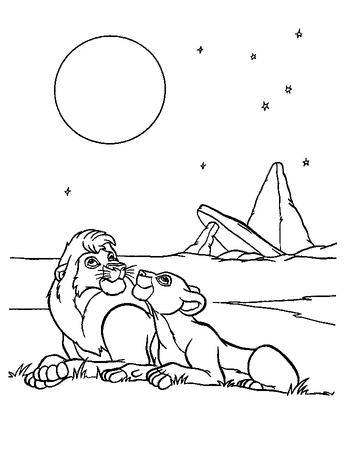 Lion King Coloring Pages 37