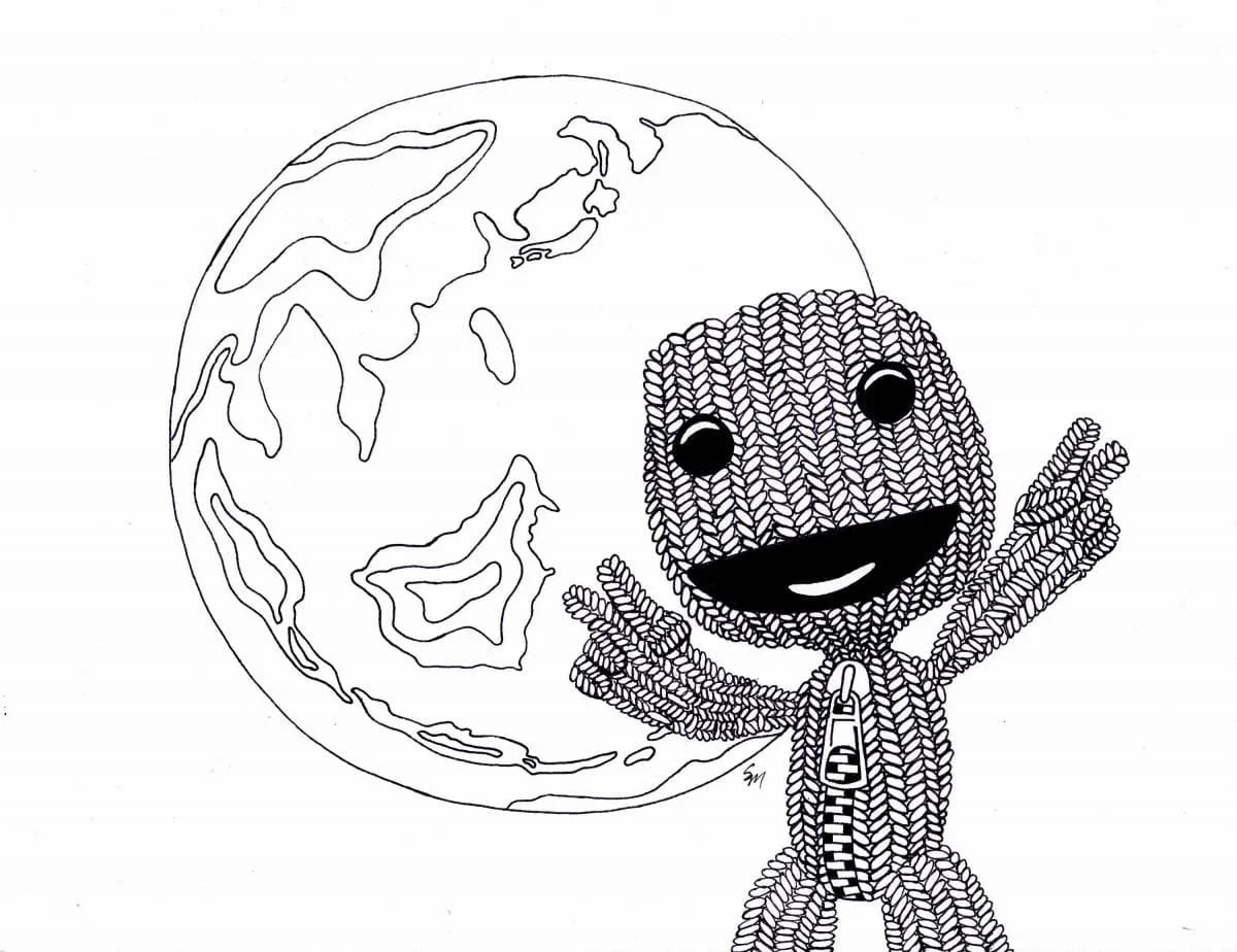 Desenhos de Little Big Planet Para Colorir