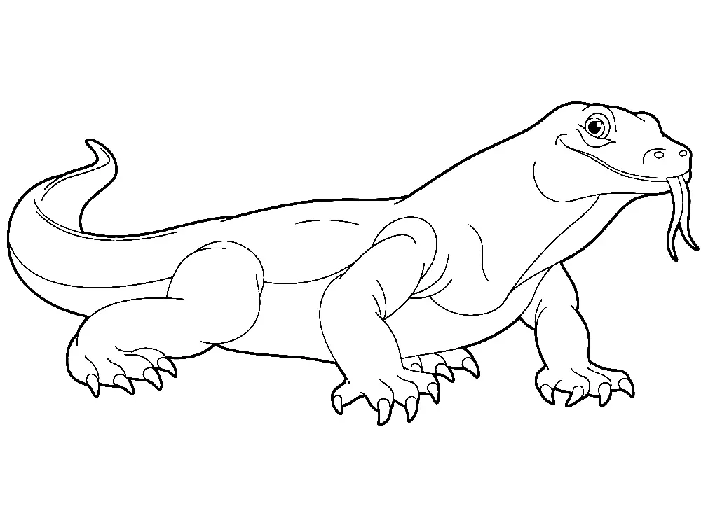 Desenhos de Lagarto Para Colorir 37
